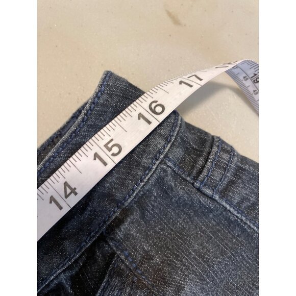 Cato Retro Long Woven Pockets Denim A Line Skirt Sz 10 - Picture 9 of 11